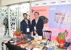 Hamza Azaoum and Massimo Bellotti from Italian packaging company Carton Pack