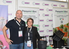 Ivan Mancini and Stefanie Perdones from Italian pot supplier Pasquini & Bini