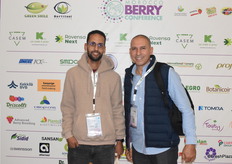 Akdim Yassin from Domaines Amine et Said, and Amine Maataoui from Comaprim, Moroccan soft fruit growers