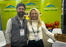 Philip Rodriguez and Katiana Valdes of Crystal Valley Foods.