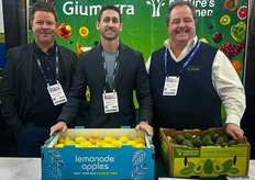 The Giumarra Companies team is show ready. L-R: Daniel Anthony Dawson, Michael Walsh and Gary Caloroso.