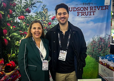 Hudson River Fruit Distributors' Marcela Juarez and Marcus Albinder.
