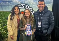 L-R: Madison Herndon, Sky Herndon and John Williams of LG Herndon Jr. Farms, Inc.