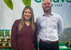 Calavo's Anna Kirsch and Eric Eason.