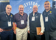 L-R: Claudio Olave, Jamie Sells, Mike Blume and Joe Barrett of Keystone Fruit Marketing.