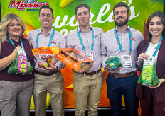 L-R from Mission Produce, Inc.: Roxie Castellanoz, Justin Dougherty, Kevin Houx, Tanner Kelly and Jenna Aguilera.