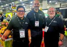 L-R: Paul Farfan, Nick Quintero and Michael Brady of Melissa's.