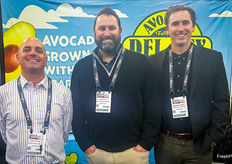 Del Rey Avocado Company's (L-R:) Joseph Jauregui, Patrick Lucy and Donny Lucy.