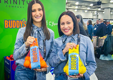 Anna O'Brien and Angela Hernandez of Trinity Fruit Company.