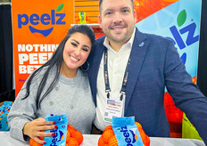 Fowler Packing Company's Vanessa Villarreal with Kevin Carroll.