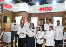 Pico's team at Food Africa. The company is pioneering avocado and blueberry growing in Egypt.