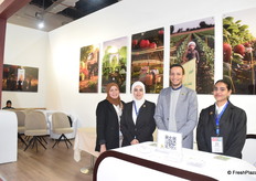 Kariman Ahmad, Asmaa Saeed, Mohamed Mahran and Kermena Kamel from Egyptian agri-tech and marketplace company Mahaseel.
