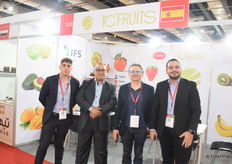 Martin Boga Paz, Walid Hassan, Tito Rodriguez and Fady Adly from Spanish sourcing company TC Fruits.