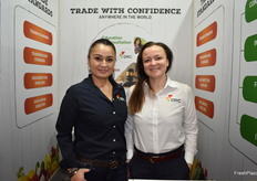 Dafne Palomino and Iryna Romanenko with the DRC from Ottawa, Canada.