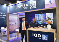 Freddy Davila Navas and Andres Bolanos with United Cargo.