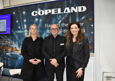 Lissa Rose D’Arcy, Thierry Thevenot, and Alexandra Habric with Copeland.