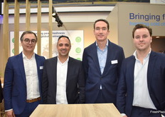 Gonçalo Vieira, Issa Mahshi, Bart Vlug, and Coen van der Heide with Kuehne+Nagel’s Global Perishables division.