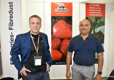 Andrew Pidgeon and Dr. Sateesh Ragothaman Rao with FD Berries and FibreDust LLC.