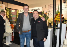 Niels Peter Klapwijk and Frank Neufeld with Nature Fresh Farms from Canada are attending the show.