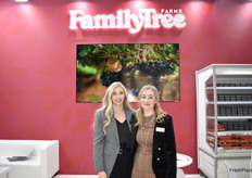 Family Tree Farms is represented by Leighton Dill and her colleague.