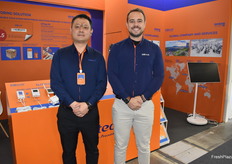 Philip Wang and Matheus Dalpiaz with Elitech.