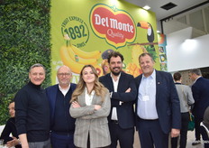 The team of Fresh Del Monte. From left to right: Hakim Eddari, Eric Hellot, Allegra Boiardi, Jacopo Sica, and Danny Dumas.