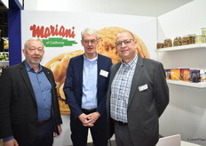 Jens Borchert, Joachim Alkewitz, and Bernd Hofmeister with Mariani Nut Company.