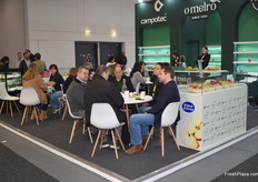 The people from Portuguese produce exporter Campotec had a busy fair, as meetings are going on all of the time!