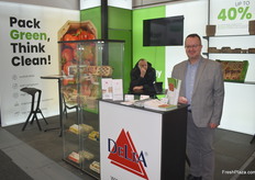 Marek Wyczalek of Delta. This Polish packaging manufacturer exports their packaging to Germany, the Netherlands, France, Spain and Poland, and are looking to expand their markets.