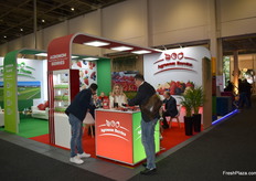 The stand of Polish soft fruit exporter Agronom Berries.