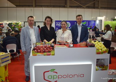 The Appolonia team! They export apples from Poland to European markets, as well as to South America and India.