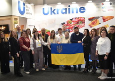 A group photo of several Ukrainian stands.