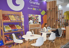 The stand of Granfer, a Portuguese apple and pear exporter.