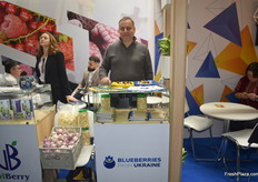 Shyshmaroc Oleg, head of the union of Blueberries from Ukraine. They have 6 members and export their blueberries to Romania, Serbia and Moldova.