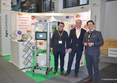 The team of Agro Contracts, from Poland. They presented their traceability system that also includes all harvest data scanning from field to shelf.