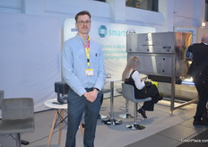 Kamil Chaczynski of Polish machinery manufacturer Smartsort. They supply sorting machines, Xray machines and Metal Detectors from Poland. They're looking to expand their export markets into Europe.