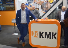 Kees den Boer, representing Polish potato machinery supplier KMK. Their machines sort, process and package potatoes globally.