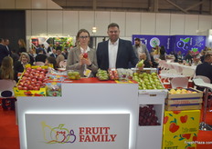 Monika Korrbus-Bialek and Marek Grzyb of Polish apple and pear exporter Fruit Family.