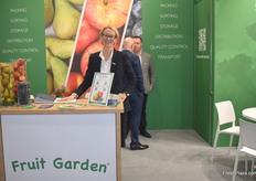 Katarzyna Pyster of Polish produce exporter Fruit Garden. They export blueberries, apples and pears to Germany, the Netherlands, Spain and also supply the domestic market. They recently opened a new distribution center where they pre-sort the produce.