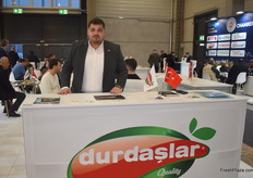 Ali Aslantas of Turkish produce exporter Durdaslar. They export vegetables to the Balkan countries.