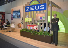 Christina Mannossis of Zeus. The company exports kiwis and grapes from Greece, they mainly export to the UK and other European countries.