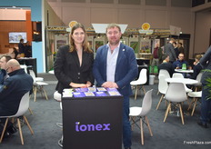 Lidia and Ion Ionas of Ionex. They export plums, cherries, table grapes and apricots from Moldova.
