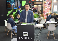 Nicolae Ambroci of Fructline. They export apples, pears and plums from Moldova to Israel, Kazakhstan, Bosnia, the United Arab Emirates and Europe.