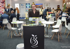 Doria of B.S. Fruits from Moldova. They export grapes, plums, melons and cherries.