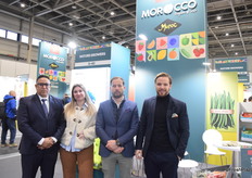 Abdellah Houri, Miriam Escobar, Rafael Garcia and Richi Menoyo from Nature Growers. This Moroccan company grows and exports organic vegetables, peppers and beans, and supplies European markets, especially the UK, the Netherlands, Germany and Italy.