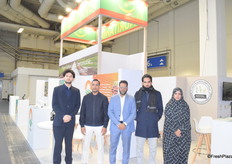 Part of the Mauritanian delegation at Fruit Logistica 2026, led by Yarba Ould Elmane (center), deputy general director of the National Society for Rural Development (SONADER), in company of watermelon growers and Sonader executives.