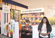 Patience Chindong, co-founder of Euro Afri Link. The company sources fresh produce from Africa to Europe and vice versa.