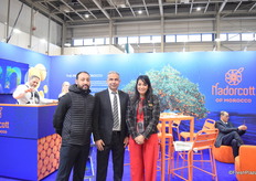 Elkhaldi Walid, Aziz El Iraki, and Kenza Ouali from the Association of Moroccan Nadorcott Producers.