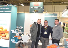 Othman Michbal (center), deputy general manager of Les Domaines Zniber, the prominent Moroccan growing and exporting company.