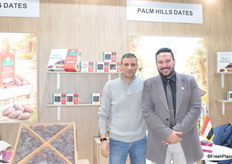 Ramadan Elsayyad, commercial director and Ahmed Abdullatif, export manager of Palm Hills Dates, Egyptian Medjool dates grower and exporter.